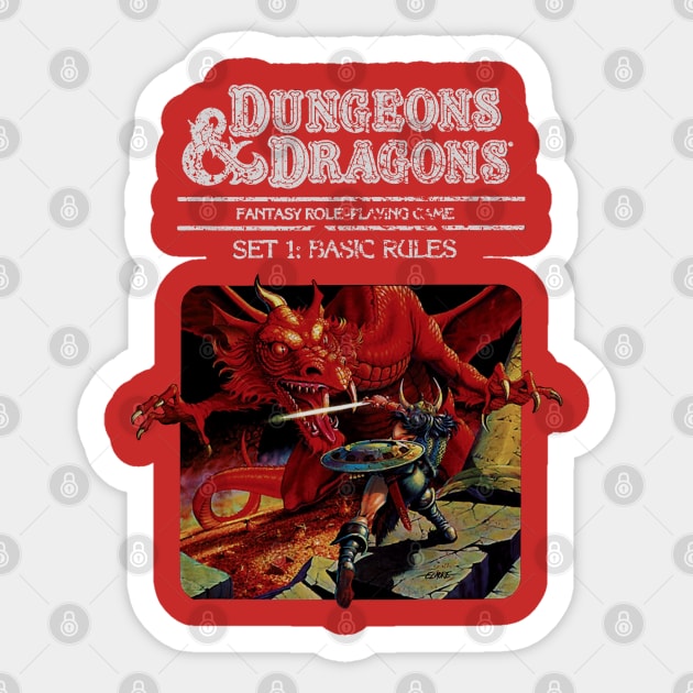 dungeon & dragon Sticker by kaefshop